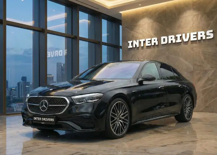 Mercedes Classe E chauffeur privé Bruxelles - classe affaires